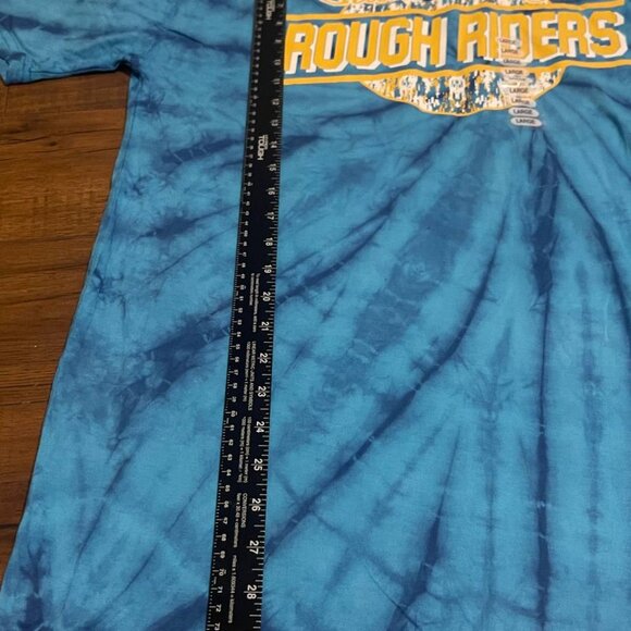 St. Marys Rough Riders Blue Tie-Dye Short Sleeve T-Shirt Size Large - Picture 3 of 7